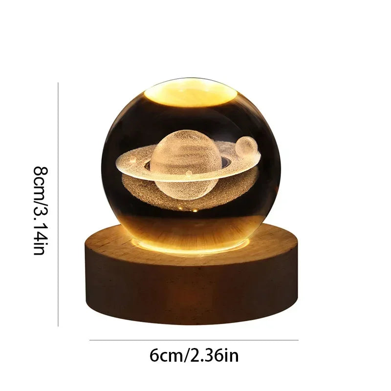 Crystall Ball Bedroom Lamp