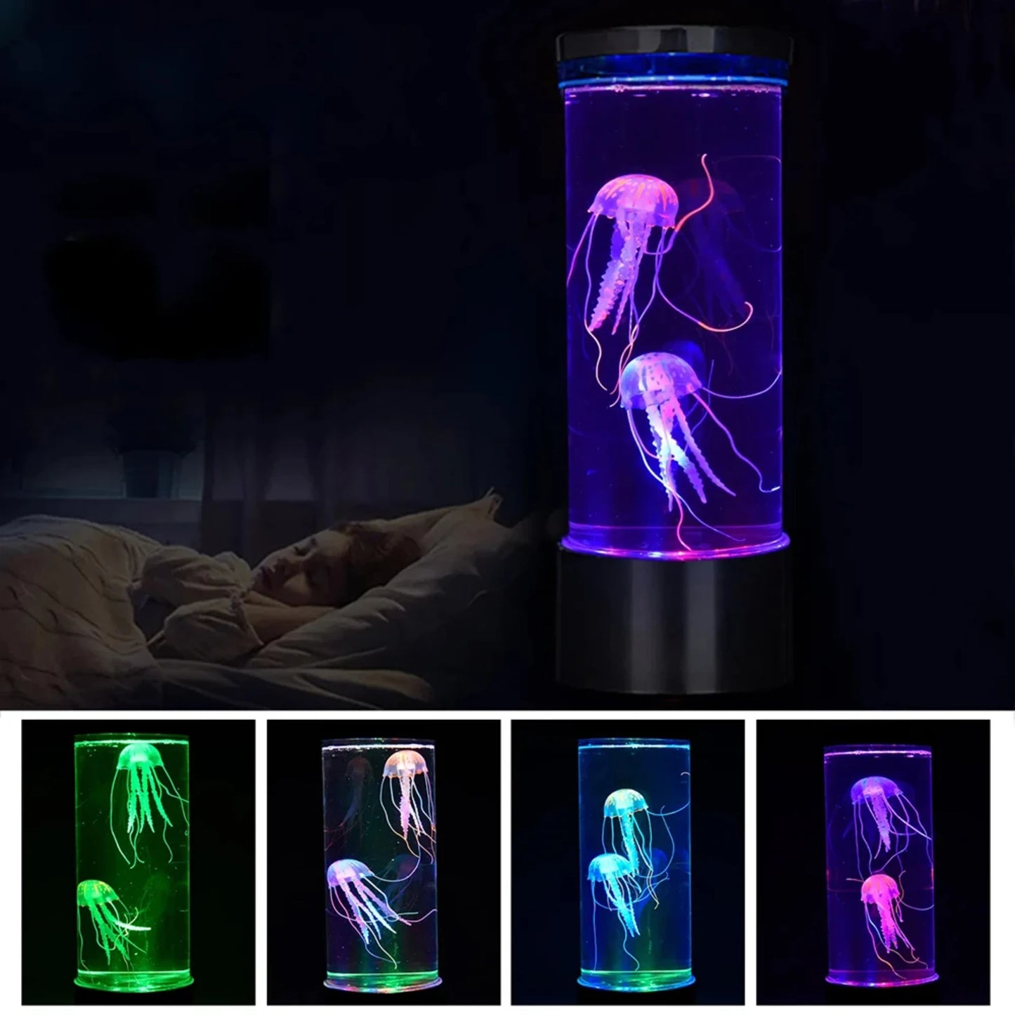 Color Changing Jellyfish Bedroom Lamp