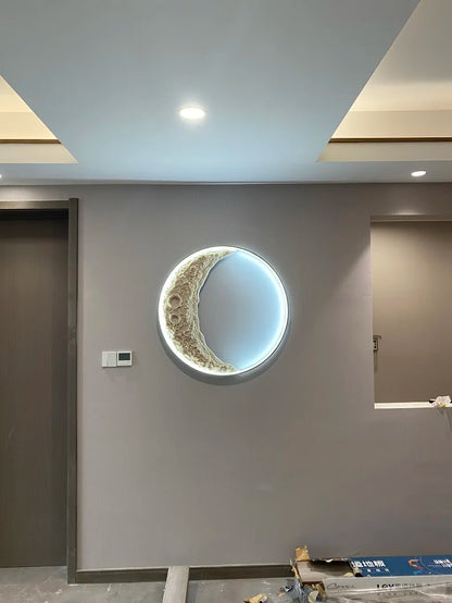 Half Moon Bedroom Wall Lamp