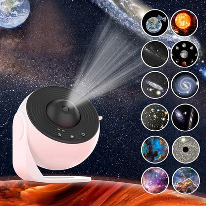 360 Disk Galaxy Light Projector