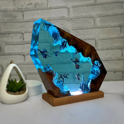 UnderWater Resin Lamp