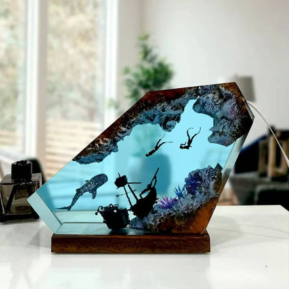 UnderWater Resin Lamp