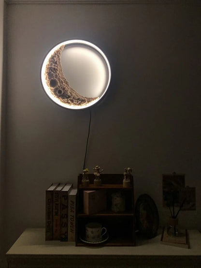 Half Moon Bedroom Wall Lamp