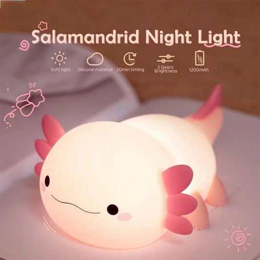 Axolotl Bedroom Lamp