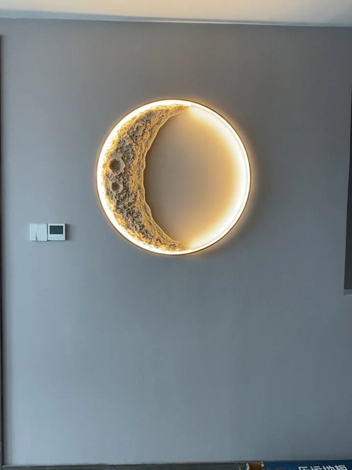 Half Moon Bedroom Wall Lamp