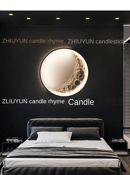 Half Moon Bedroom Wall Lamp