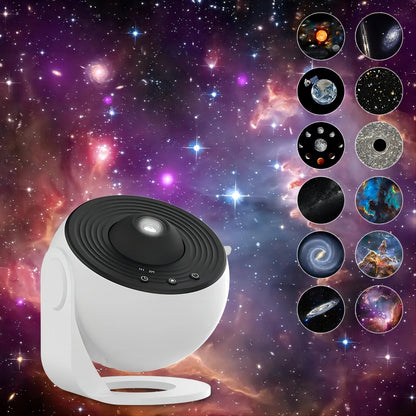 360 Disk Galaxy Light Projector