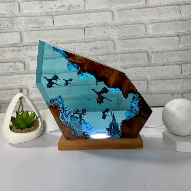 UnderWater Resin Lamp