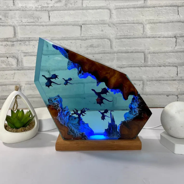 UnderWater Resin Lamp