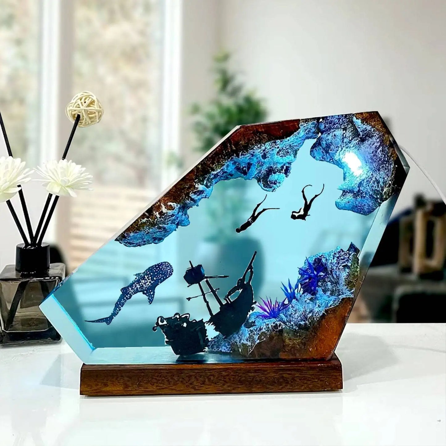 UnderWater Resin Lamp