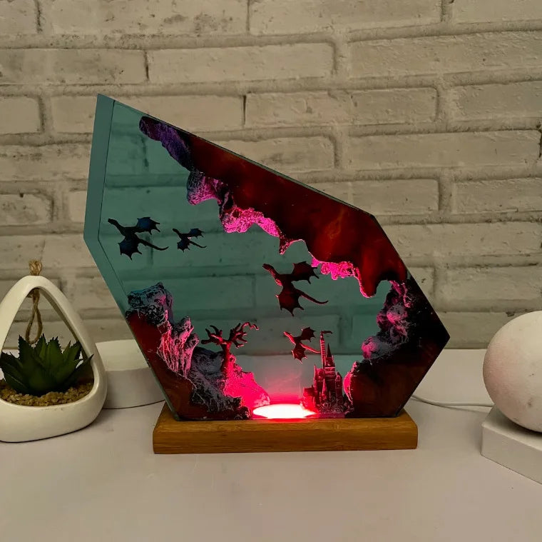 UnderWater Resin Lamp