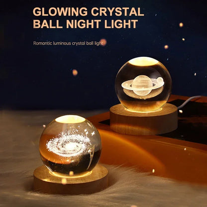 Crystall Ball Bedroom Lamp